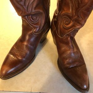Frye women’s cowboy boots. Western styling